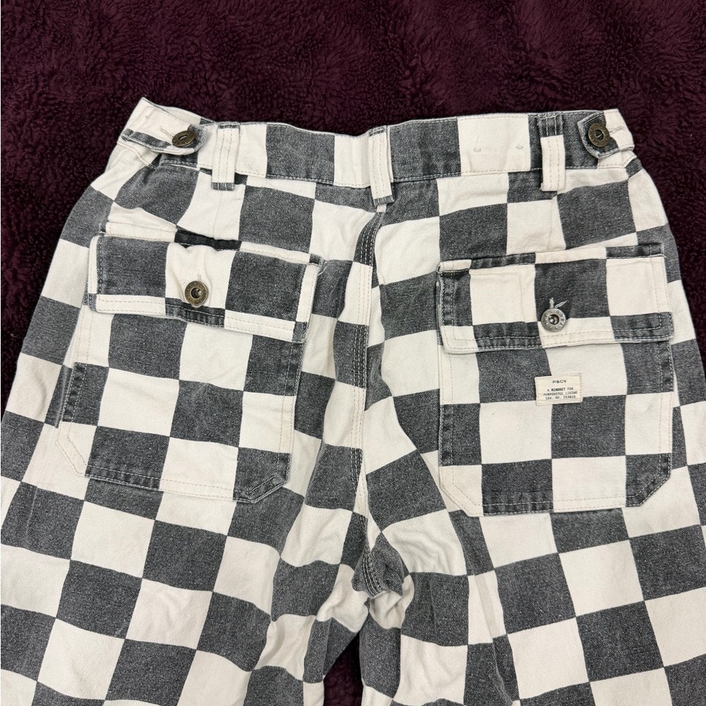 P&Co Service Fatigue Pants - Faded Checkerboard - Picture 7 of 7